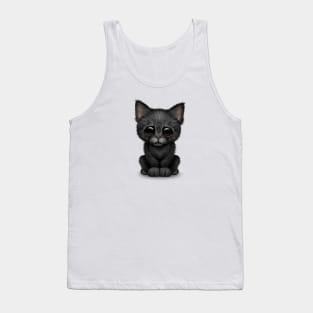 Cute Black Kitten Cat Tank Top